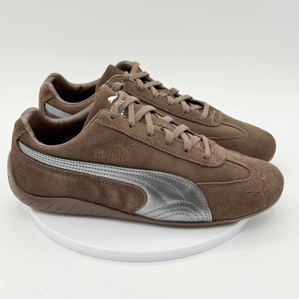 Puma Speed Cat Lux Chocolate Gum Size 6 Womens 408718, New